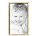 thumbnail image 2 of ArtToFrames 16" x 27" Silver with Black Lip Picture Frame, 16x27 inch Multi Wood Poster Frame (WOM-5193),  Pack, 2 of 7