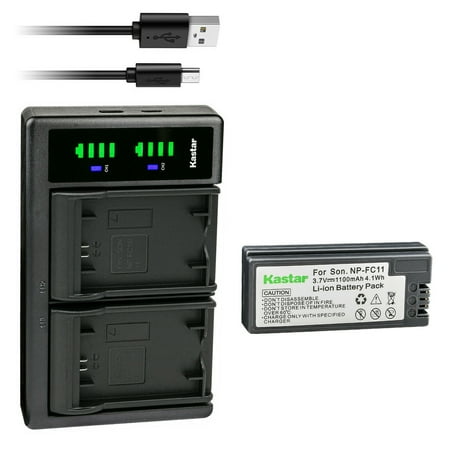Kastar 1-Pack Battery and LTD2 USB Charger Replacement for Sony Cyber-shot DSC-F77 Cyber-shot DSC-F77E Cyber-shot DSC-F77A Cyber-shot DSC-FX77 Cyber-shot DSC-P10 Cyber-shot DSC-P10E Cameras