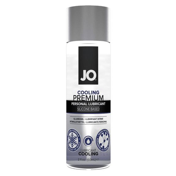 System JO Premium Anal Cooling Silicone-Based Personal Lubricant, 2 fl oz (60 ml)