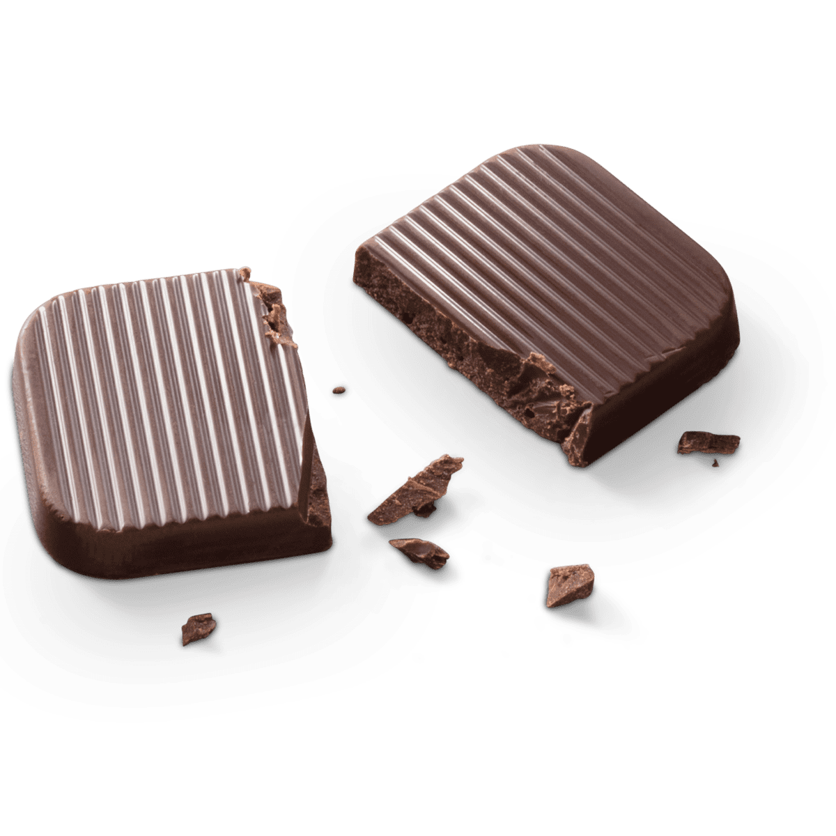 Bouchard Belgian Dark Chocolate 72% Cacao, Individually Wrapped Napolitains, 11.6 OZ Bag