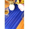 thumbnail image 5 of HWZWT Extra Long 10' Blue Tablecloth Table Covering Rustic Wedding Bridal Shower Baby Shower Party Table Decorations 27 x 168 Inch Royal Blue Chiffon Wedding Table Runner 27 x 168 Inch, 5 of 5