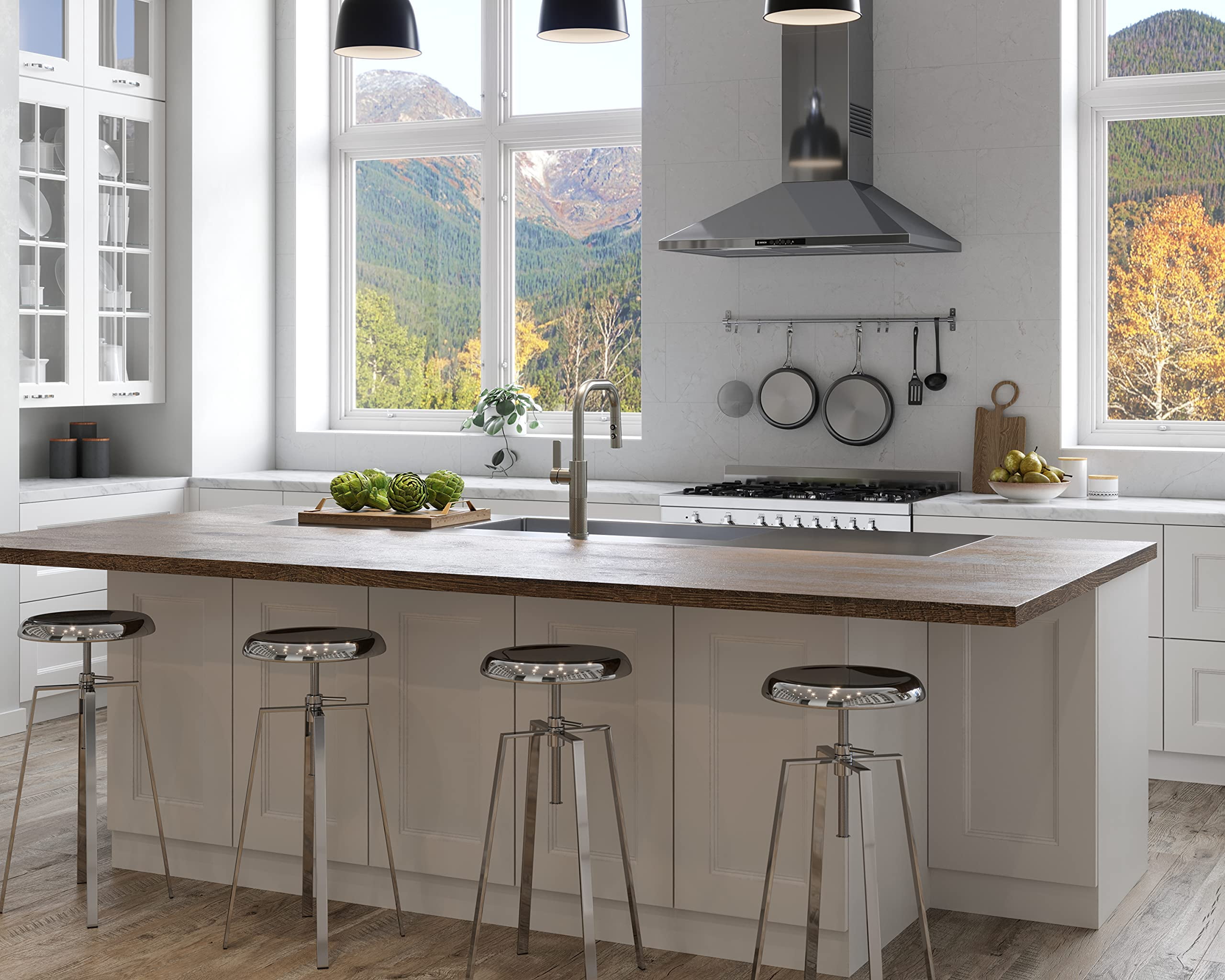 Pfister GT-529-MTS Montay 1.8 GPM Single Hole Pull Down Kitchen Faucet - Stainless Steel