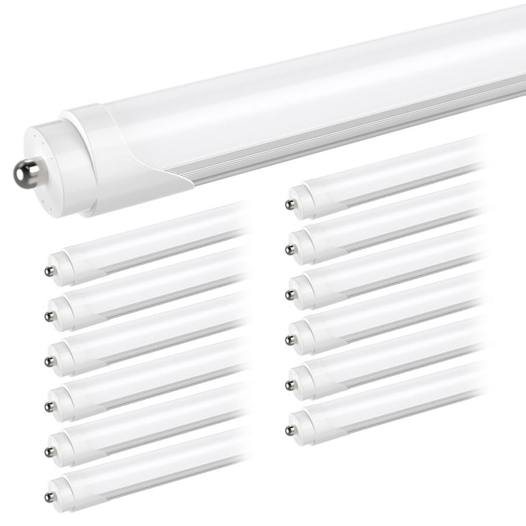 Single Pin T8 LED Tube Light 8ft Fa8 LED Bulbs 45W 5000K Daylight
