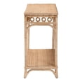 thumbnail image 6 of bali & pari Oxford Braided Natural Rattan Console Table with Open Shelf, 6 of 6