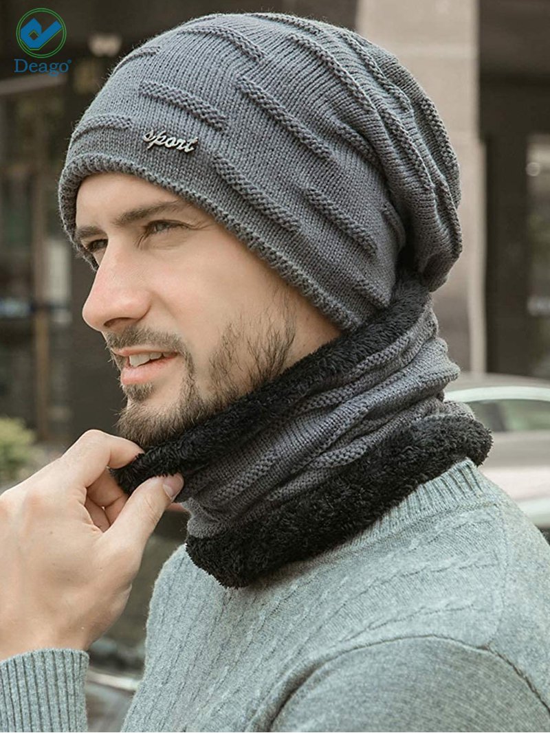 Wander Agio Hand Crocheted Wool Blend Hat - Floral Fisherman Beanie For Women, Winter Warm Skull Cap
