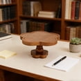 thumbnail image 6 of Rustic Flower-Shaped Wood Cake Stand – Acacia Wood Dessert Riser, Multi-Use Serving Tray, Farmhouse Cake Pedestal, Home & Event Food Display Holder, 6 of 6