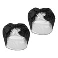 thumbnail image 1 of Raindrops 2Pcs Black Rv Spare Tire Covers for Trailer Wheel Protector with Dirt and Maintenance Shield, 1 of 8