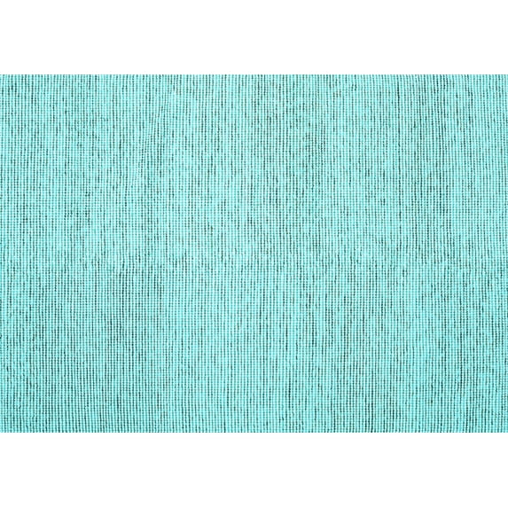 Ahgly Company Indoor Rectangle Abstract Light Blue Contemporary Area Rugs, 7' x 10'