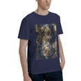 thumbnail image 2 of Bingfone Watercolor Snake Skin Men'S Loose Fit Short-Sleeve Pocket T-Shirt, 2 of 7