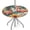 Flamingo, variant on Custom Round Fitted Tablecloth with Umbrella Hole with Photo/Text/Logo Personalized Outdoor Tablecloth Waterproof Umbrella Table Cloth Customized 36"-44" Zippered Table Cloth