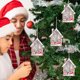 thumbnail image 4 of Ganfancp Navidad Artesanía En Madera Casas de Madera Cabañas Iluminación Decoraciones Árbol de Navidad Decoración de Ventanas Cálida y Romántica Herramientas de Creación Navideña Rebajas Hoy Liquidac, 4 of 6