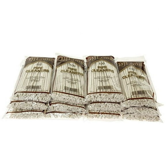 BJ Long Pipe Cleaners 100 Count - 12 Pack TP-1424