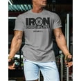 thumbnail image 3 of Gymish Iron Discipline Gym Shirt for Men – Workout T-Shirt, Gym TShirts for Men, Mens Gym Shirt, Athletic Workout Tops, Gym Clothes for Men, Motivational Gym Wear, Men's Workout Shirts, 3 of 5