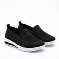 thumbnail image 4 of Abomasnow Womens Cloth Knit Slip‑On Breathable Walking Sneaker Shoes Casual Workout Running Going Out Shoes, 4 of 9