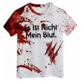 thumbnail image 1 of 2DXuixsh Vêtements pour Filles, T-Shirt Rétro à Manches Courtes, Col Rond, Décontracté, Ample, Basique, Rouge Taille 110, 1 of 4