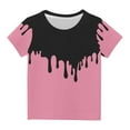 thumbnail image 3 of RQYYD Boys Girls Shirts Fashion Print Tshirt Short Sleeve Top Funny Graphic Tshirts 3-14 Years, 3 of 5