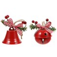 thumbnail image 1 of Jingle Bells colgante campanas colgantes adornos de corona. (rojo) (2 piezas), 1 of 5