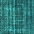 thumbnail image 1 of Ahgly Company Indoor Square Oriental Turquoise Blue Industrial Area Rugs, 5' Square, 1 of 4