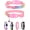 Pink, variant on Mumup 1Pack Suede Breakaway Cat Collar with Sparkling Rhinestones & Bell - Soft Adjustable Safe Release Kitten CollaCats