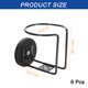 thumbnail image 2 of Uxcell 6Pcs Soporte Magnético para Tazas, Soporte para Bebidas para Tractor, Cortacésped, Camión, Coche, Nevera, Montaje en Superficie de Doble Uso, 2 of 6