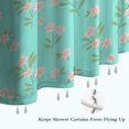 thumbnail image 6 of Pioneer Flower Floral Print Pattern Shower Curtain 72"x72", Bathroom Decorative Shower Curtain Set with 12 Hooks, Waterproof Washable, 6 of 6
