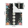 thumbnail image 5 of Moon Phases with Flowers Duvet Cover and Pillowcase Set for Single Bedding, Bedroom Accessories for Kids Teens, 5 of 5