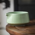 thumbnail image 4 of Japanese Handmade Ceramic Matcha Bowl with Spout for Tea Preparation, 4 of 6