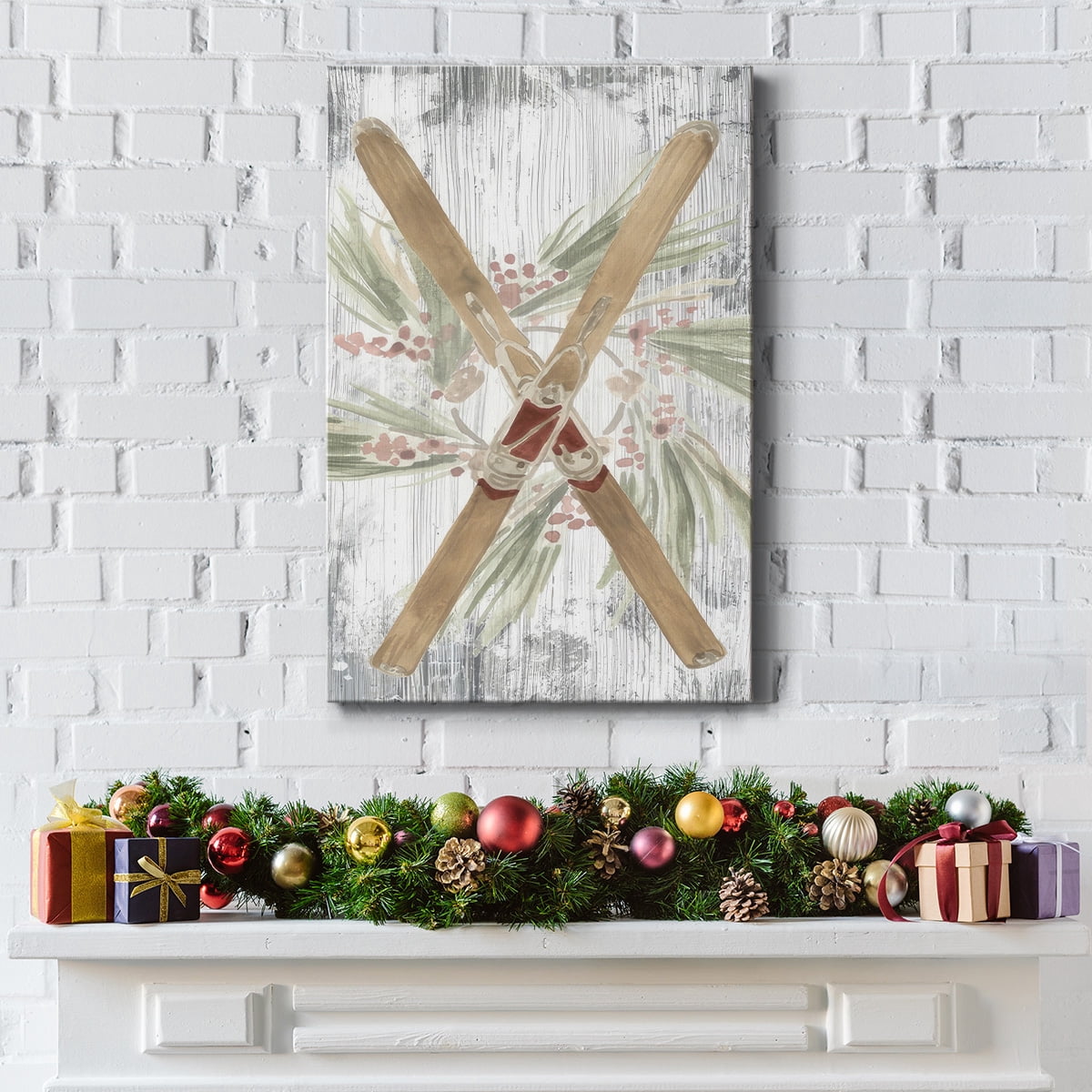 Pinecone Lodge Collection B- Gallery Wrapped Canvas