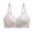 Beige, variant on Womens Ultra Smooth V Neck Spaghetti Strap T Shirt Bra Seamless Wire Free Lightweight No Bulk Comfort Purple L