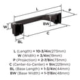 thumbnail image 4 of Amerock Revitalize Oil-Rubbed Bronze 9 inch (229mm) Towel Bar, 4 of 6