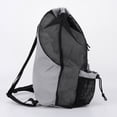 thumbnail image 2 of Mochilas Deportivas Baloncesto Con Cordón Malla Gruesa para Entrenamiento (gris), 2 of 7
