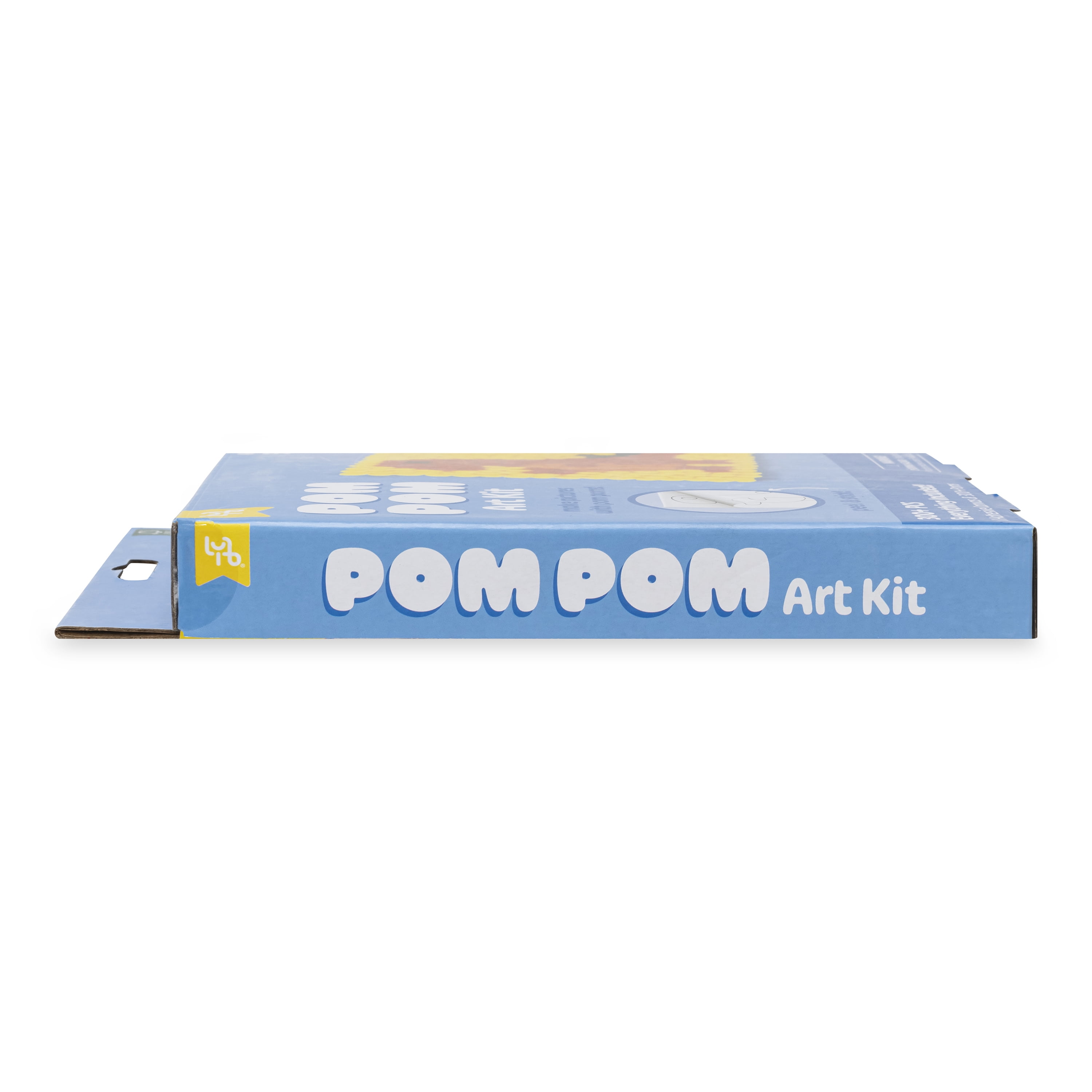 (2 pack) Little Yellow Bicycle Pom Pom Dinosaur Art Kit