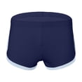 thumbnail image 2 of Mens Shorts 5 Inch Sheer Casual Quick Dry Shorts Breathable See Through Lightweight Relaxed Summer Shorts Blue XXL, 2 of 4