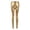 Gold, variant on V-Waist Yoga Pants for Women Bright Stretch Solid Trousers Workout Leggings Buttery Soft