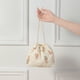 thumbnail image 3 of Set de bolsas de maquillaje uekeboag de algodón acolchado, 3 unidades, White Bear, 3 of 6