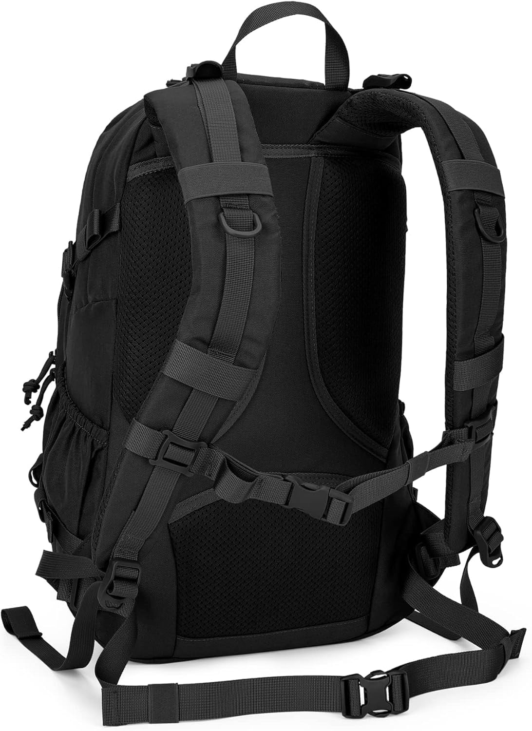 25L Tactical Backpack for Men, Molle Daypack Bug Out Bag for Hiking, Camping, and Commuting, Water-Resistant Military Style Rucksack