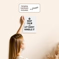 thumbnail image 5 of 3dRose, Keep Calm and Let Daddy Handle it - funny fixer dad fathers day gift, Museum Grade Canvas Wrap 8x10, 5 of 7
