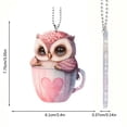 thumbnail image 3 of Teissuly Bird in Cup 2D Acrylic Decoration Car Interior Mirror Decoration Hanger Pack and Keychain Accessories Teissuly WER202310060151, 3 of 9