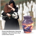 thumbnail image 4 of Sunset Dolphin Serenade - Cremation Urns For Ashes Mini - Memorial Urn for Dad - Urns For Women Human Ashes - Urn For Mom Ashes - Funeral Ashes Urn (Size-3inch,1pcs), 4 of 5