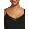 thumbnail image 4 of No Boundaries Junior's Lace Trim Cami, 4 of 5
