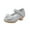Silver, variant on Quaouag Girls Dress Shoes Wedding Party Heel Mary Jane Princess Flower Shoes (Toddler/Little Kid/Big Kid)