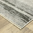 thumbnail image 4 of Oriental Weavers Hayden Area Rug - HAY07 - 9'10" x 12'10" - in Gray/ Ivory - Modern Style, Stain Resistant, Family and Pet Friendly , Family, Dining, Living Room Rug, 4 of 5