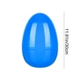 thumbnail image 3 of 11.8 Inch Open Top Jumbo Easter Egg Plastic Refillable Shell In Bright Colors For Party Gift Basket Fillers, Surprise Storage, Hunt Activity, School Classroom, Seasonal Decor, Reusable Durable Design, 3 of 6