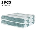 thumbnail image 2 of Toalla de microfibra con tejido tipo gofre, 2 uds., toalla de baño deliciosamente suave y de rápida absorción, 2 of 5