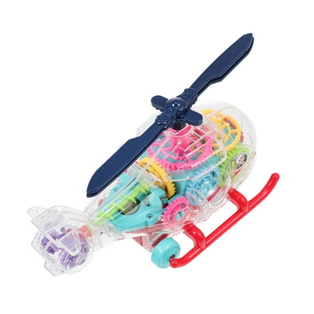 

Gear Helicopter Children’s Toys Assembled Electric Red Abs