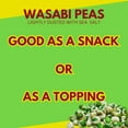 thumbnail image 3 of Green Acres Wasabi Peas Snacks, Lightly Dusted with Sea Salt, Gluten Free White Green Peas for Snack Topping Gourmet Lunch Stuffers 2.75 oz 3 Pack w/ Bonus Snoep in Beperkte Oplage, 3 of 8