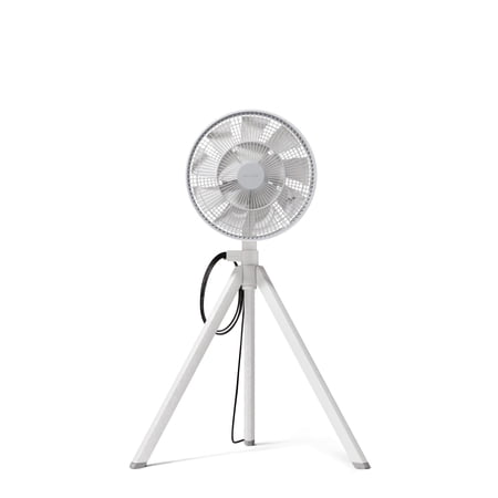 BALMUDA NatureWind Studio 35.5 in Standing Fan, 9 dB Quiet Operation, 5 Air Speeds Including Jet Mode, 150° Oscillation, Made in Japan, White