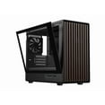thumbnail image 3 of DIYPC DIYmATX06Wood DIY-mATX06-Wood Micro ATX Mid Tower Case Black/Walnut, 3 of 15