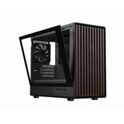 DIYPC DIYmATX06Wood DIY-mATX06-Wood Micro ATX Mid Tower Case Black/Walnut