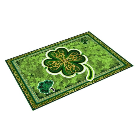 

St Patricks Day Decorations St Patricks s Day Placemats Irish Festive Atmosphere Decorative Table Runners Tablecloths Charger Plates 6